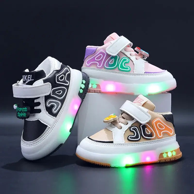 01 A LEDs Lights  Joggers - USMAN SHOES